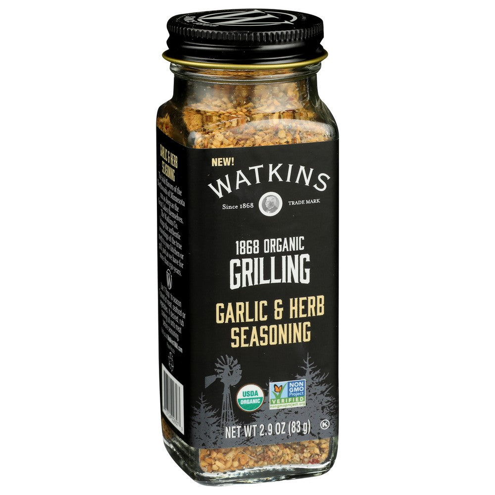 Watkins Seasoning Grilling Grlc Herb - 3 Ounce, Case of 3