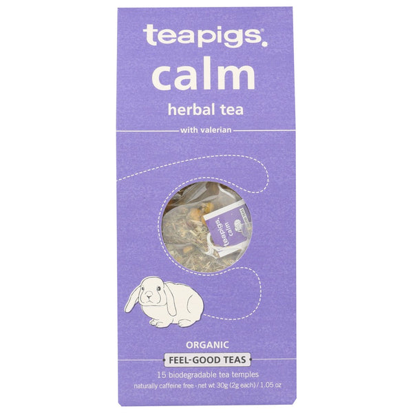 Teapigs Tea Herbal Calm Organic - 15 Bag,  Case of 6