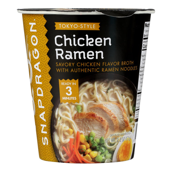 Snapdragon Foods - Ramen Cup Chicken - Case of 6-2.2 Ounce