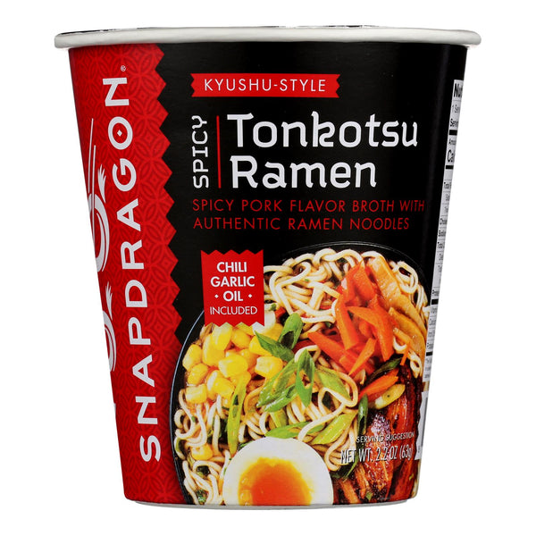 Snapdragon Foods - Ramen Cup Spicy Tonkotsu - Case of 6-2.2 Ounce