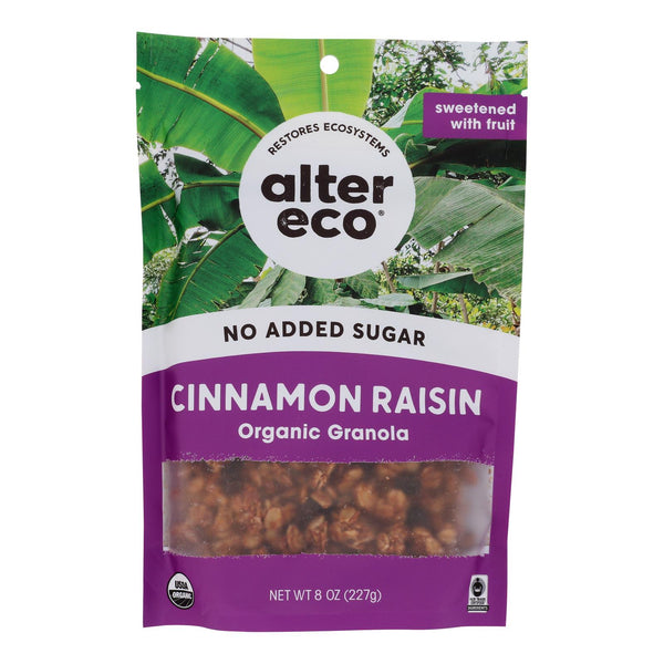 Alter Eco - Granola Cinnamon Raisin - Case of 6-8 Ounce