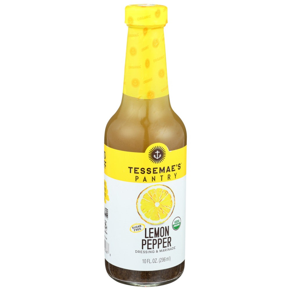 Tessemaes Dressing Lemon Pepper - 10 Ounce, Case of 6