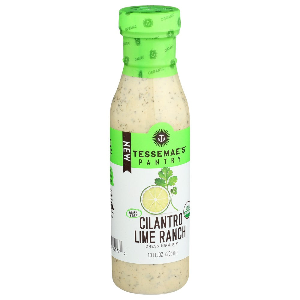 Tessemaes Dressing Clntro Lime Rnch - 10 Ounce, Case of 6