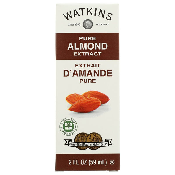 Watkins Extract Pure Almond - 2 Ounce,  Case of 12