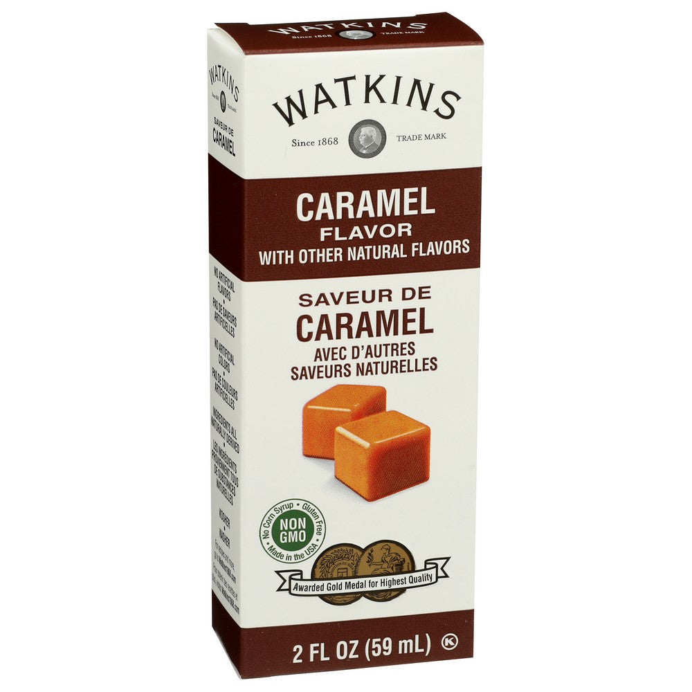 Watkins Caramel Extract Imit - 2 Fluid Ounce, Case of 6