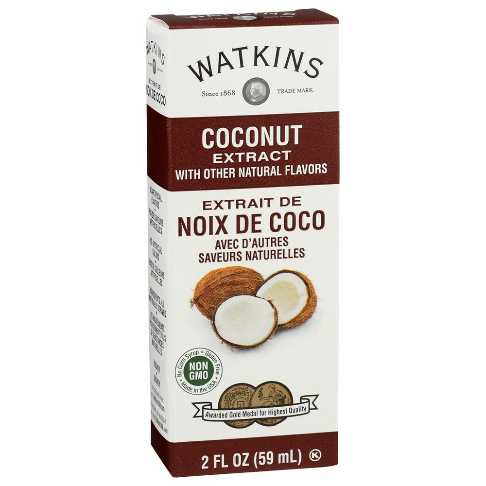 Watkins Coconut Extract - 2 Fluid Ounce, Case of 6