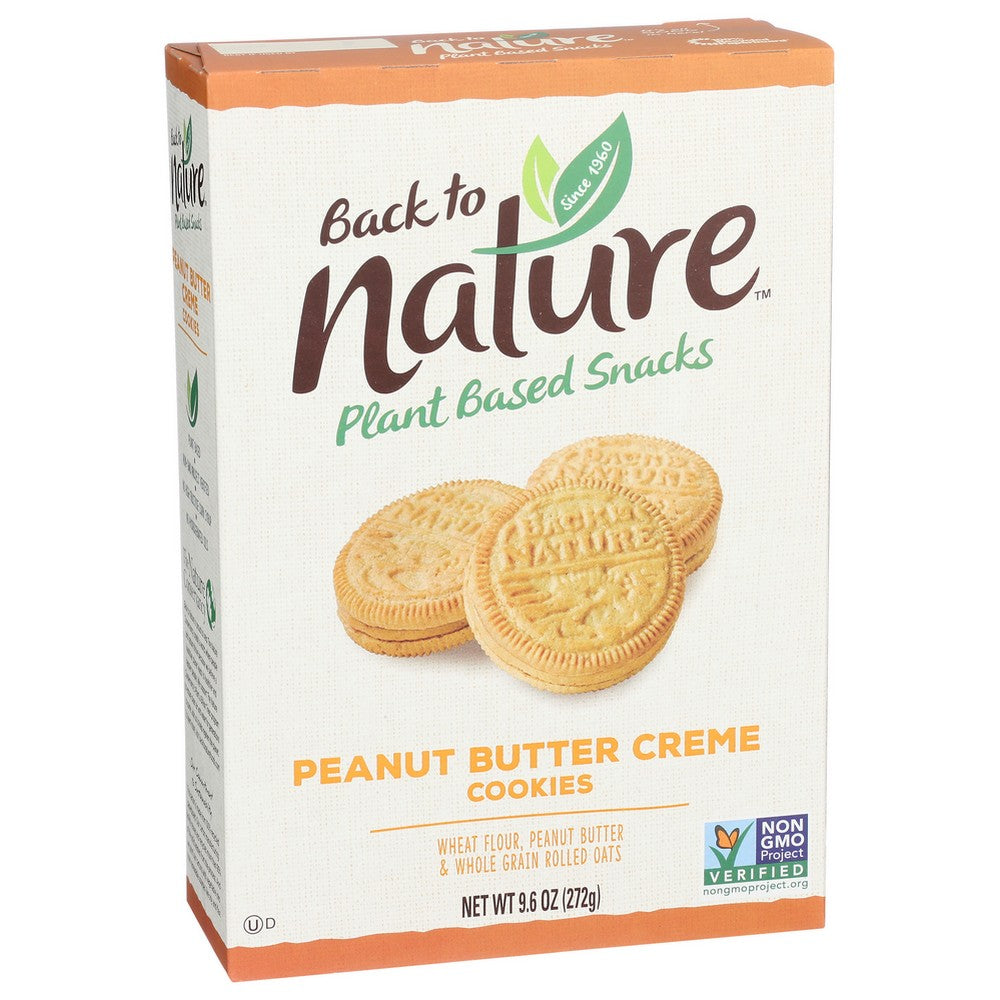 Back To Nature Cookie Sndwch Pnut Butter C - 10 Ounce, Case of 6