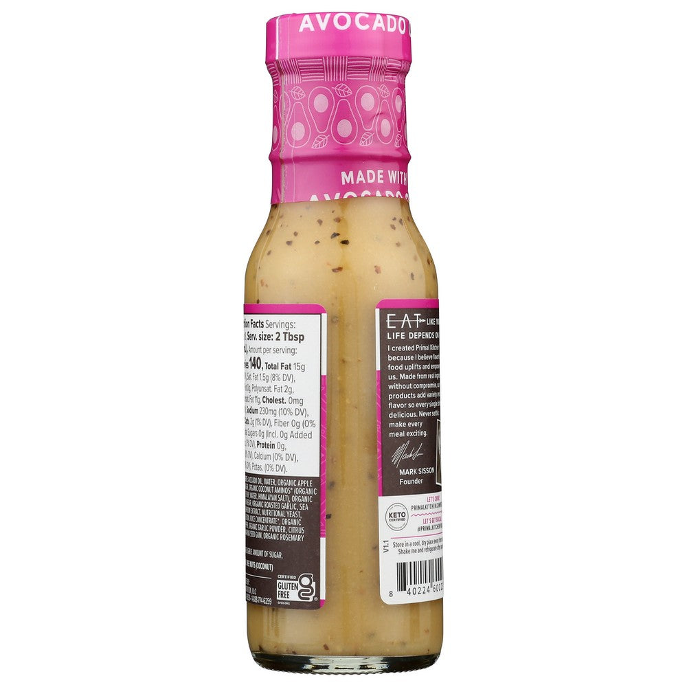 Primal Kitchen Dressing Vgn Caesar W Ao - 8 Fluid Ounce, Case of 6