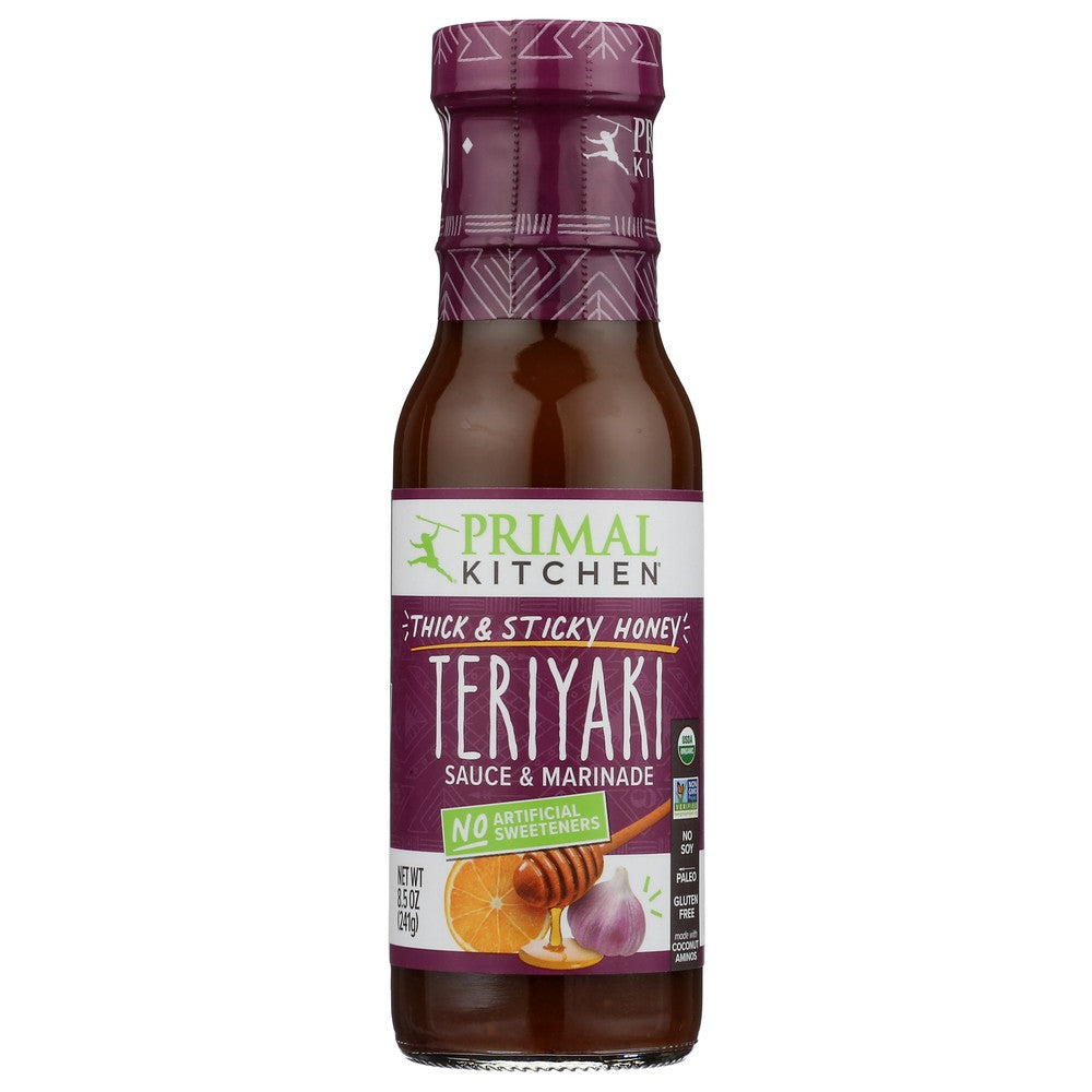 Primal Kitchen Sauce No Soy Hny Teriyaki - 9 Ounce, Case of 6