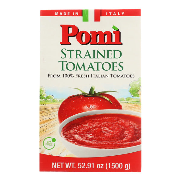 Pomi Tomatoes - Tomatoes Strained Fam Pack - Case of 6-52.91 Ounce