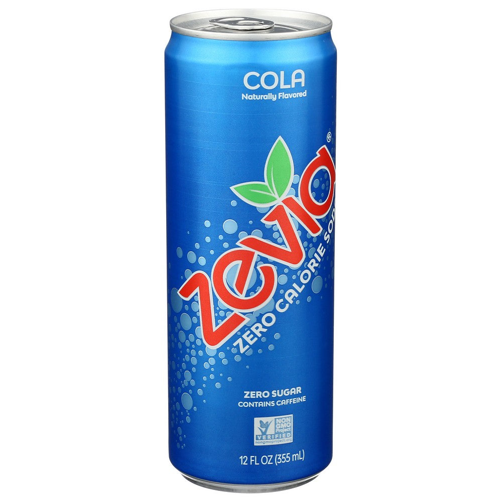 Zevia Soda Cola - 12 Fluid Ounce, Case of 12