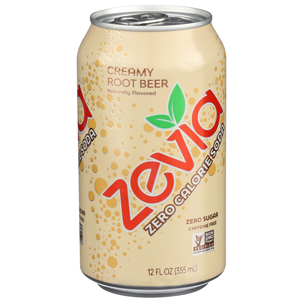 Zevia Soda Zero Creamy Rt Br 6pk - 72 Fluid Ounce, Case of 4