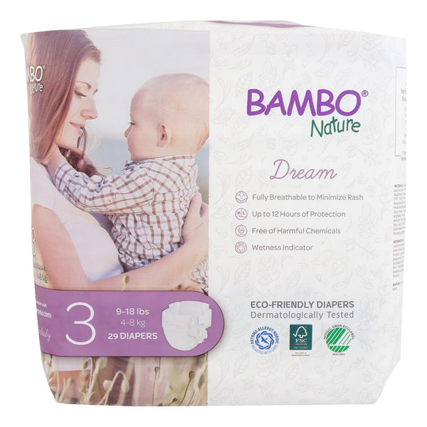 Bambo Nature - Diapers Size 3 - Case of 6-29 Count