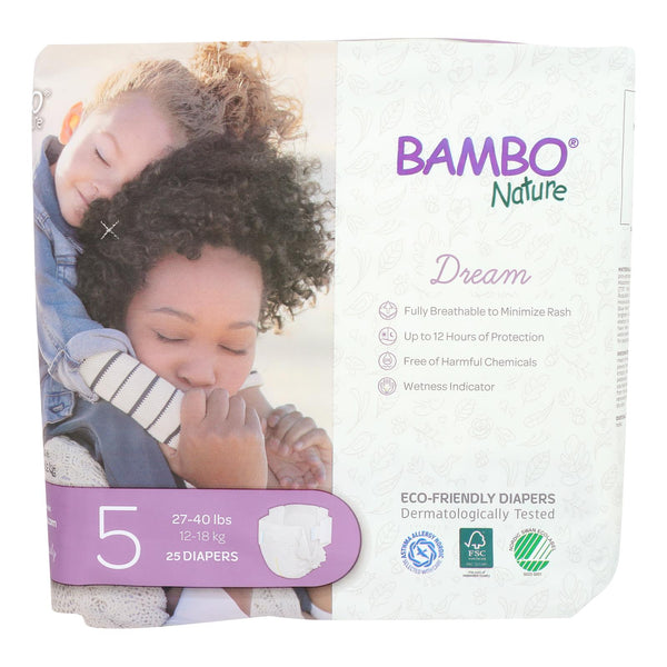Bambo Nature - Diaper Size 5 - Case of 6-25 Count