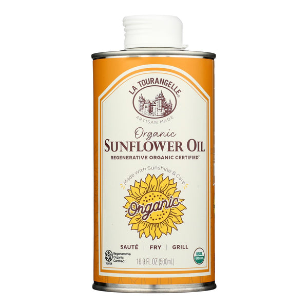 La Tourangelle - Sunflower Oil Organic Regnrtv - Case of 6-16.9 Fluid Ounce