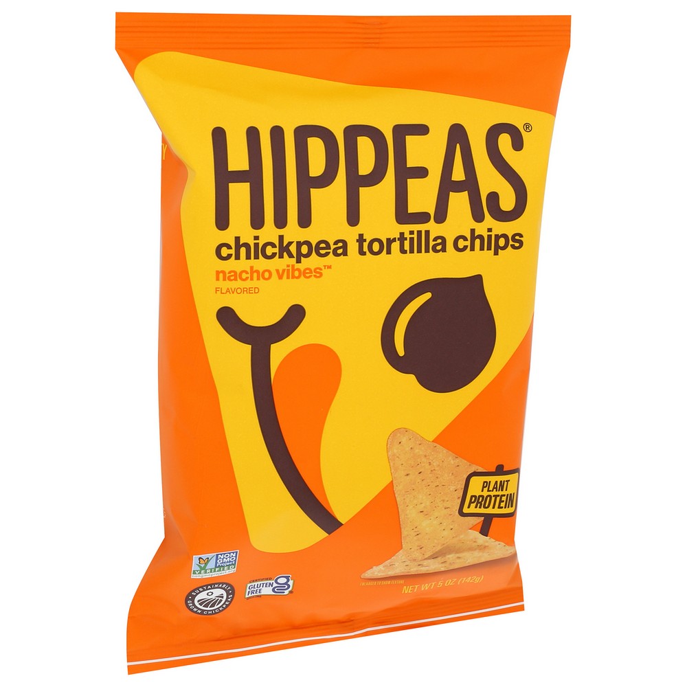 Hippeas Chips Tortilla Nacho Vbs - 5 Ounce, Case of 12