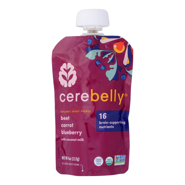 Cerebelly - Puree Beet Cart Bluby - Case of 6-4 Ounce