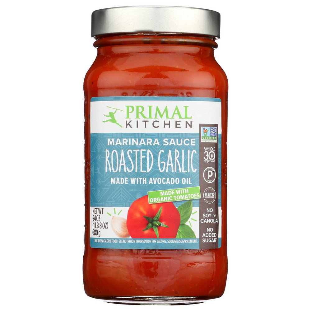 Primal Kitchen Sauce Roasted Grlc Marinara - 24 Ounce, Case of 6