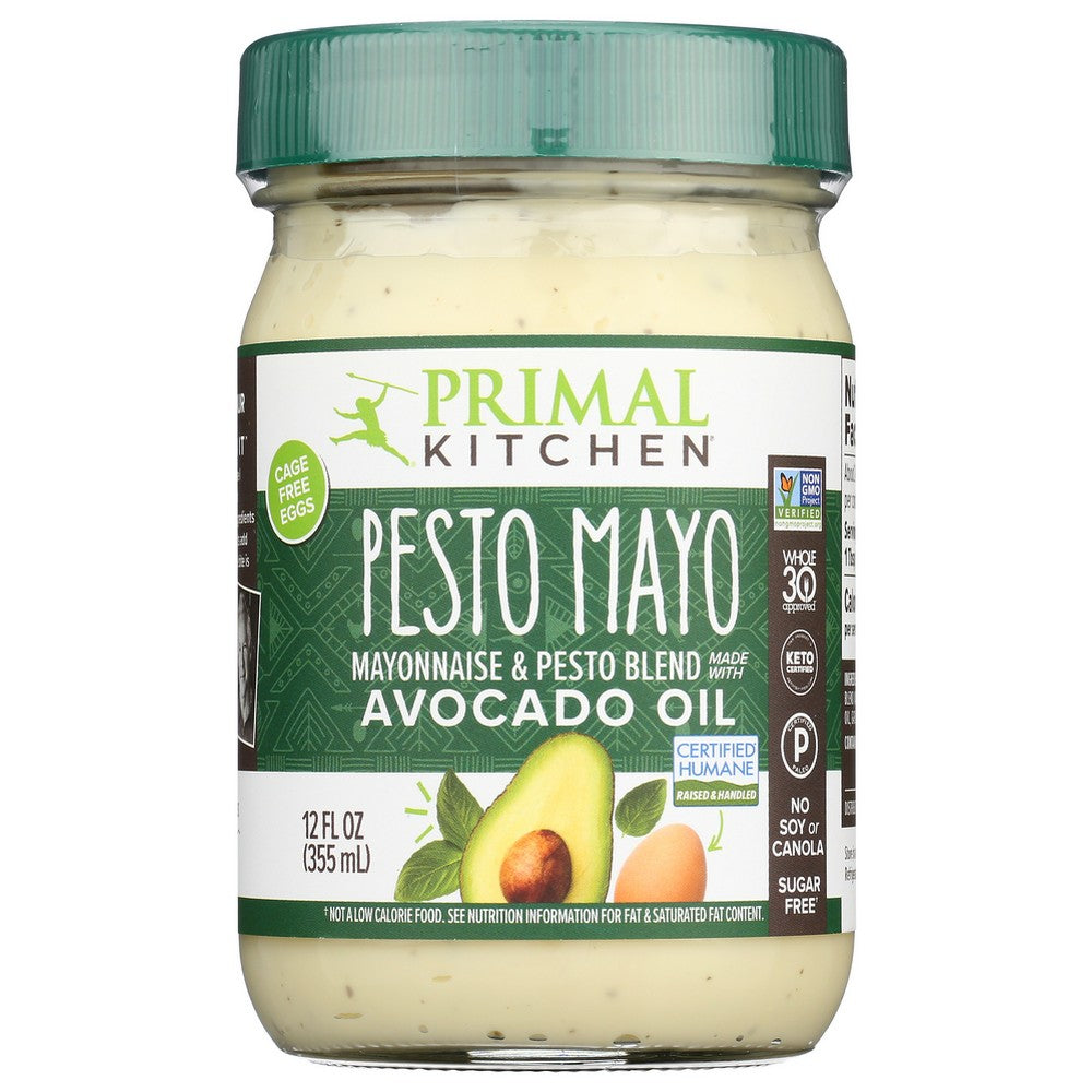 Primal Kitchen Mayo Pesto Avocado Oil - 12 Ounce, Case of 6