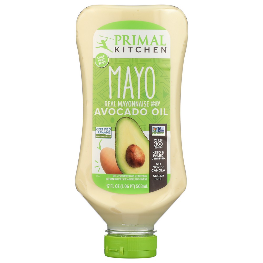 Primal Kitchen Mayo Avocado Oil Squeeze - 17 Ounce, Case of 6