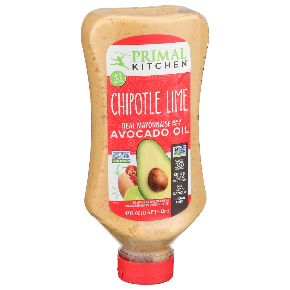 Primal Kitchen Mayo Chp Lim Avo Oil Squeeze - 17 Ounce, Case of 6