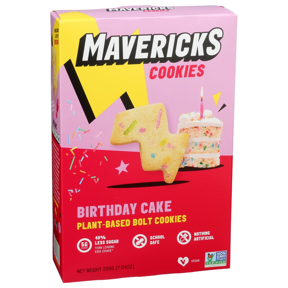 Mavericks Cookies Birthday Cake - 7 Ounce, Case of 8