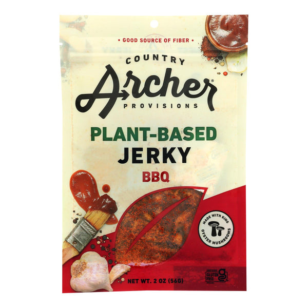 Country Archer - Jerky Bbq Plant Based - Case of 12-2 Ounce