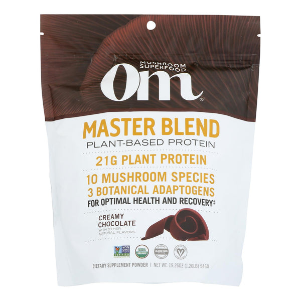 Om - Protein Powder Chocolate - 1 Each-19.26 Ounce
