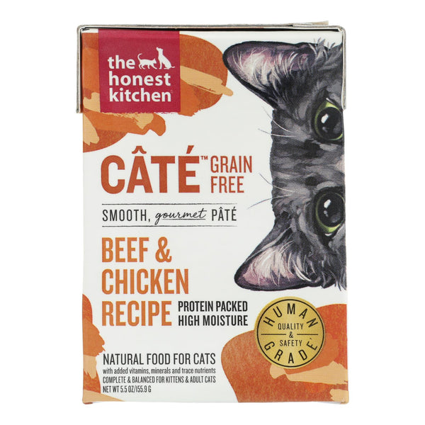 The Honest Kitchen - Cat Fd Green Fr Bf&chkn Pte - Case of 12-5.5 Ounce