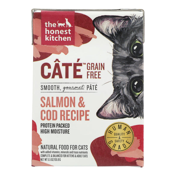 The Honest Kitchen - Cat Fd Salmon Cod Pate - Case of 12-5.5 Ounce
