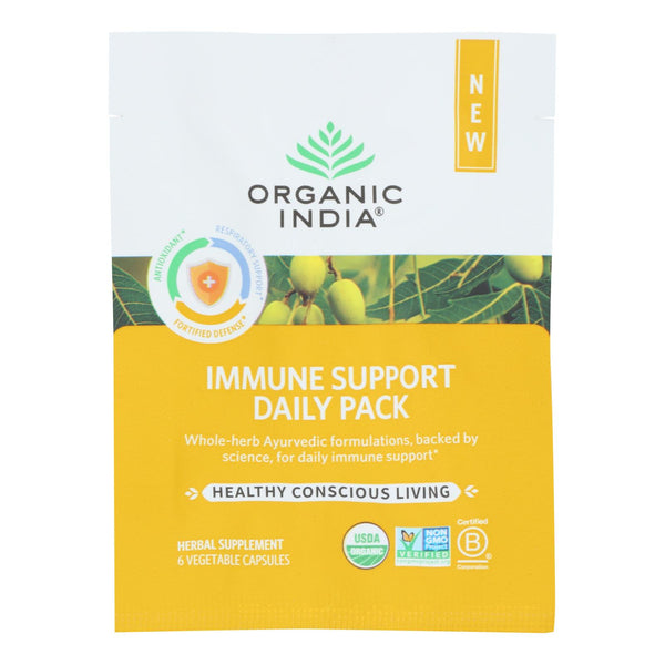 Organic India - Immune Suport Daily - 1 Each-30 Count