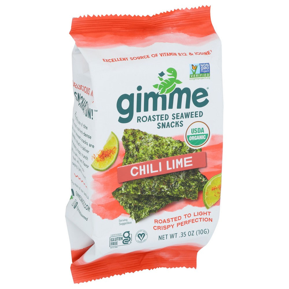 Gimme Seawed Rostd Chil Lm Organic - 0 Ounce, Case of 12