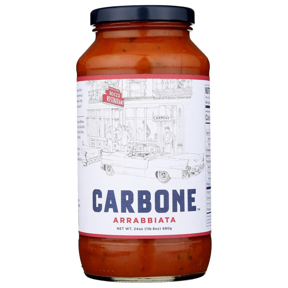 Carbone Sauce Arrabbiata - 24 Ounce, Case of 6