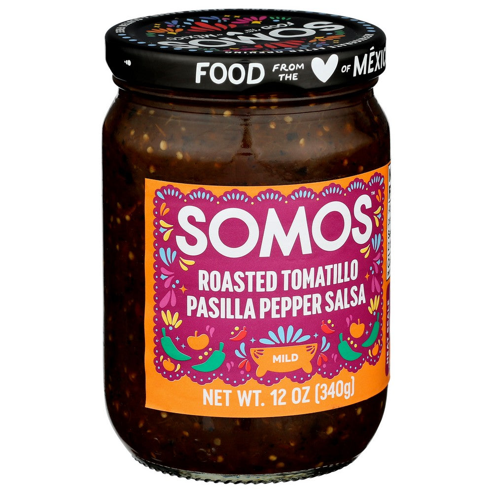 Somos Salsa Fire Roasted Mild - 12 Ounce, Case of 6