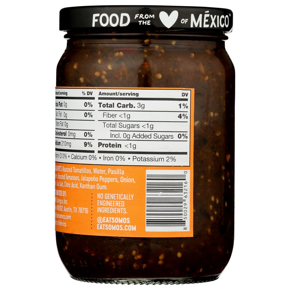 Somos Salsa Fire Roasted Mild - 12 Ounce, Case of 6