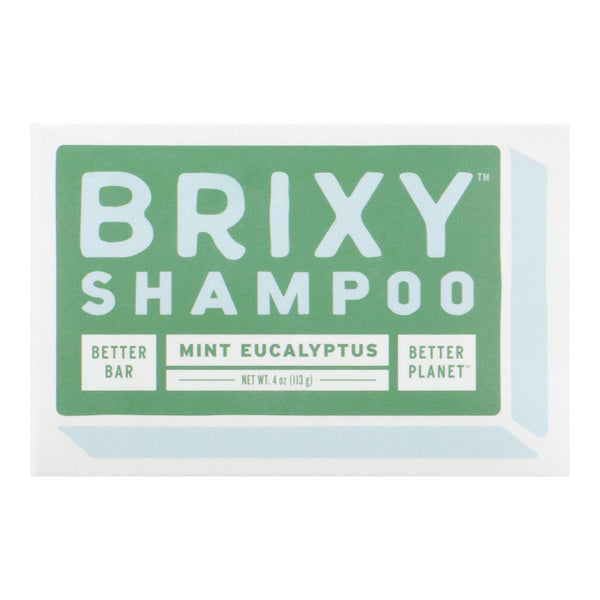 Brixy - Shampoo Bar Mint Euclypt - 1 Each -4 Ounce