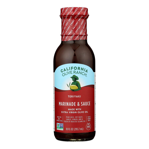 California Olive Ranch - Marinade&sauce Teriyaki - Case of 6-10 Fluid Ounce
