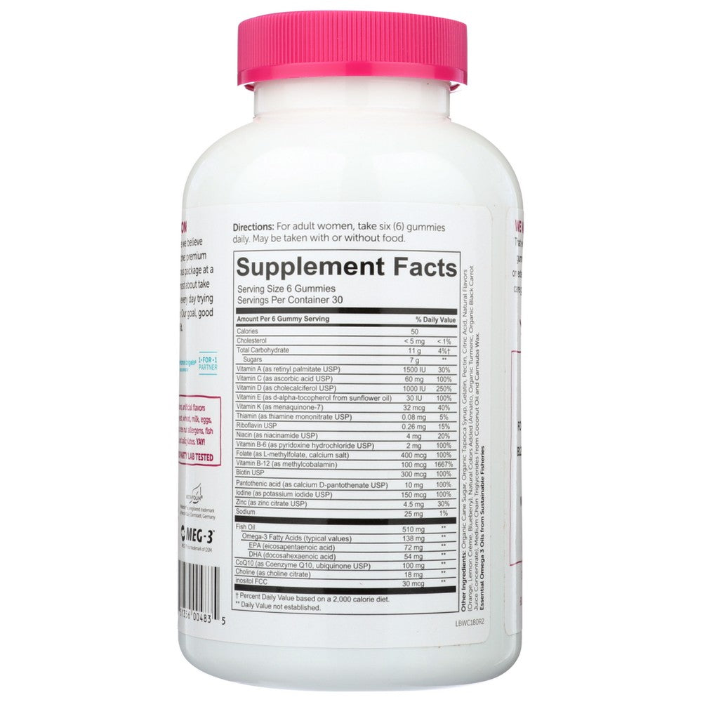 Smartypants Womens Formula - 180 Piece, Case of 1