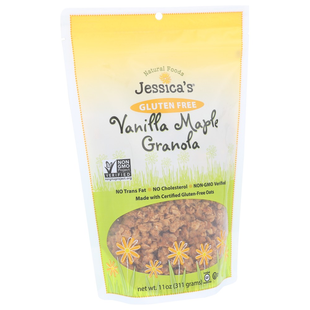 Jessicas Natural Foods Granola Vanilla Maple - 11 Ounce, Case of 6