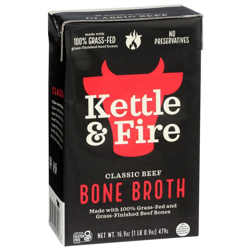 Kettle And Fire Broth Beef Bone - 17 Fluid Ounce, Case of 6