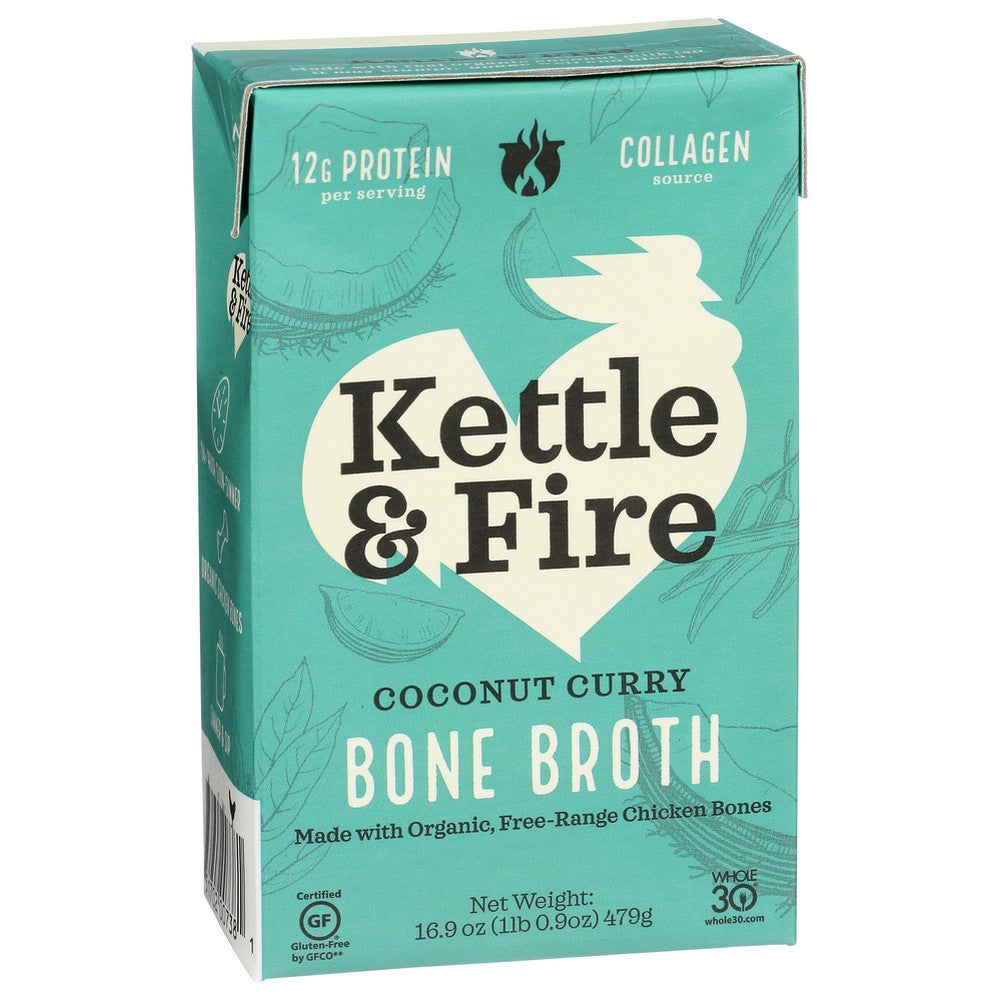 Kettle And Fire Broth Bone Chicken Ccnt Organi - 17 Ounce, Case of 6