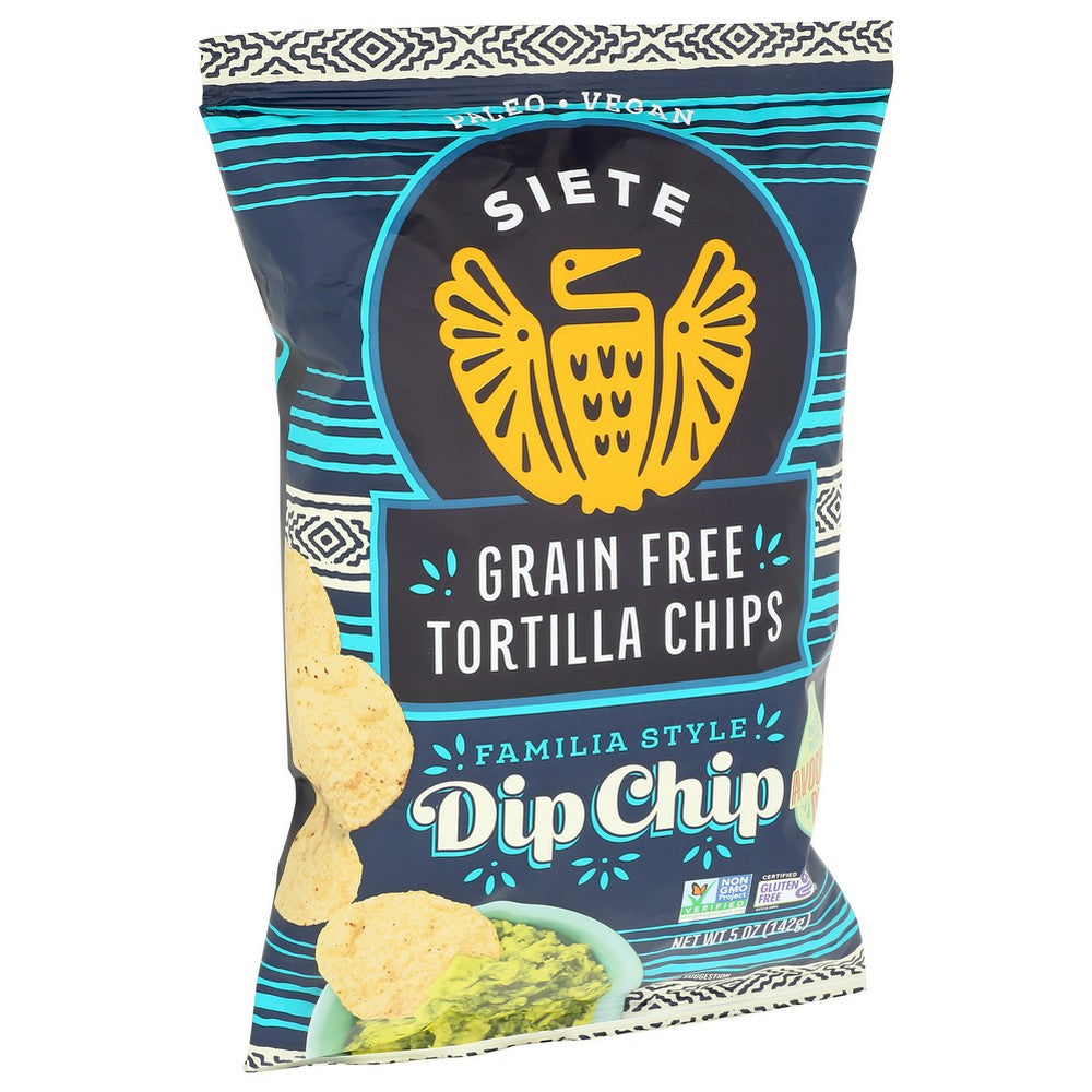 Siete Dip Chip Tortilla - 5 Ounce, Case of 12