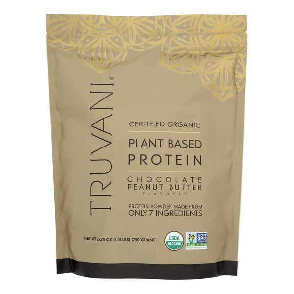 Truvani - Protein Powder Peanut Butter Chocolate - 1 Each-25.75 Ounce