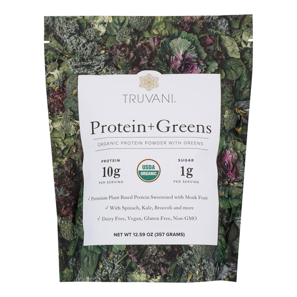 Truvani - Protein Powder Greens - 1 Each-12.59 Ounce