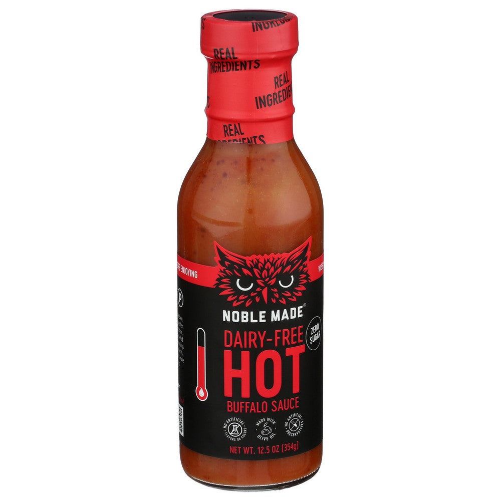 Noble Made By The New Pri Sauce Buffalo Hot - 12 Fluid Ounce, Case of 6