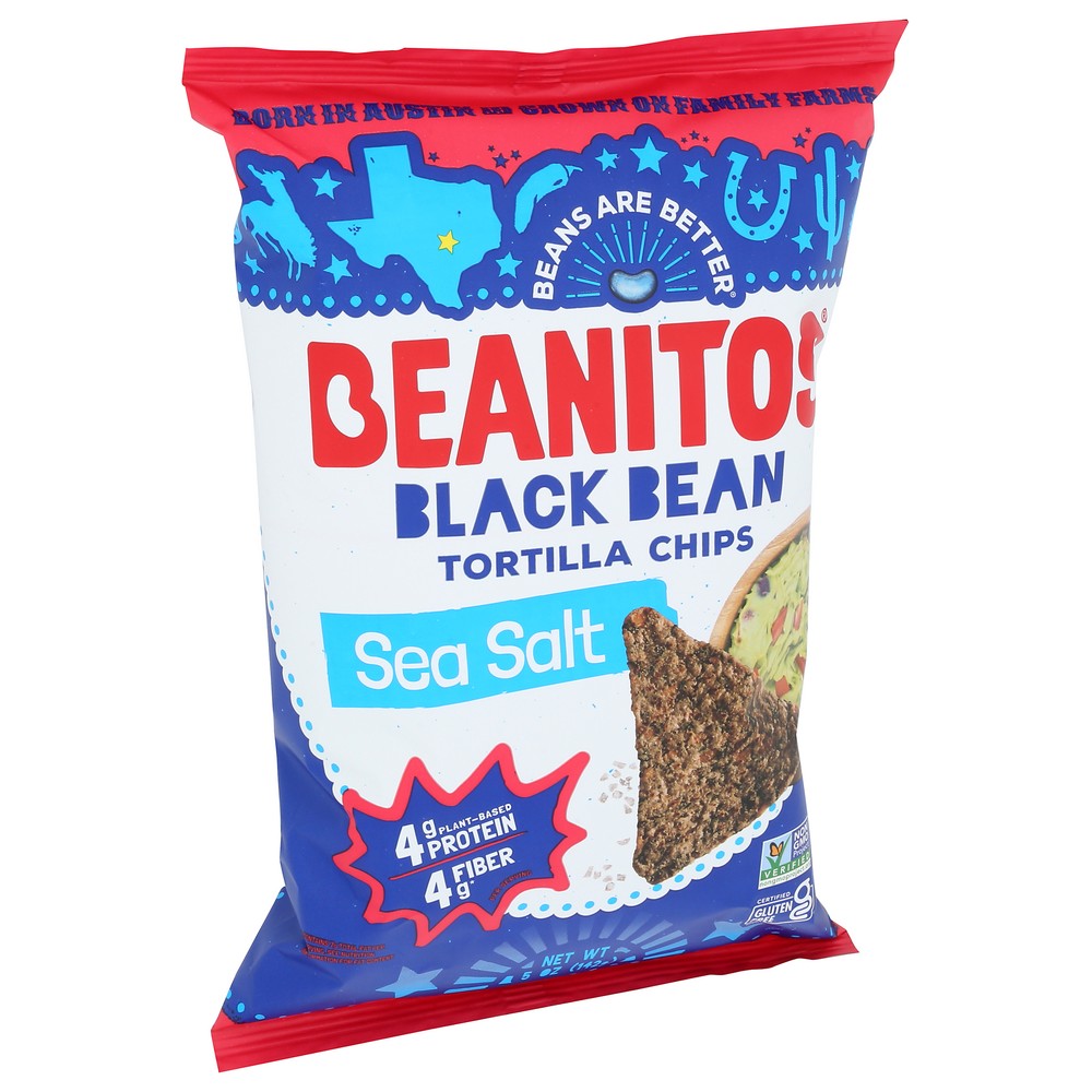 Beanitos Chip Blkbn Seasalt - 5 Ounce, Case of 6