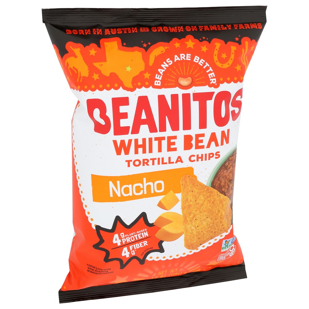 Beanitos Chip Whtbn Nacho Cheese - 5 Ounce, Case of 6