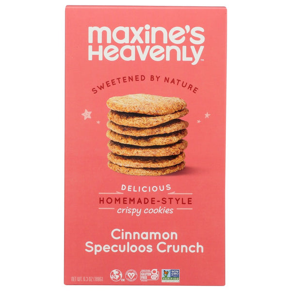 Maxine's Heavenly 11-12-A,  Cookie Cinnamonamn Crispy 6.3 Ounce,  Case of 8