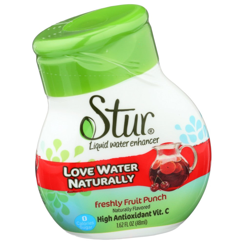 Stur Wtr Enhncr Liquid Fruit Punch - 2 Ounce, Case of 6