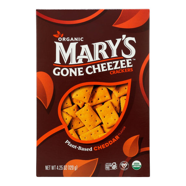 Mary's Gone Crackers - Crckrs Plnt Bsd Ched - Case of 6-4.25 Ounce